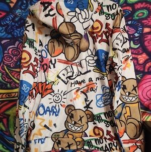 NWOT, NFINITY Multicolor Graphic Hoodie